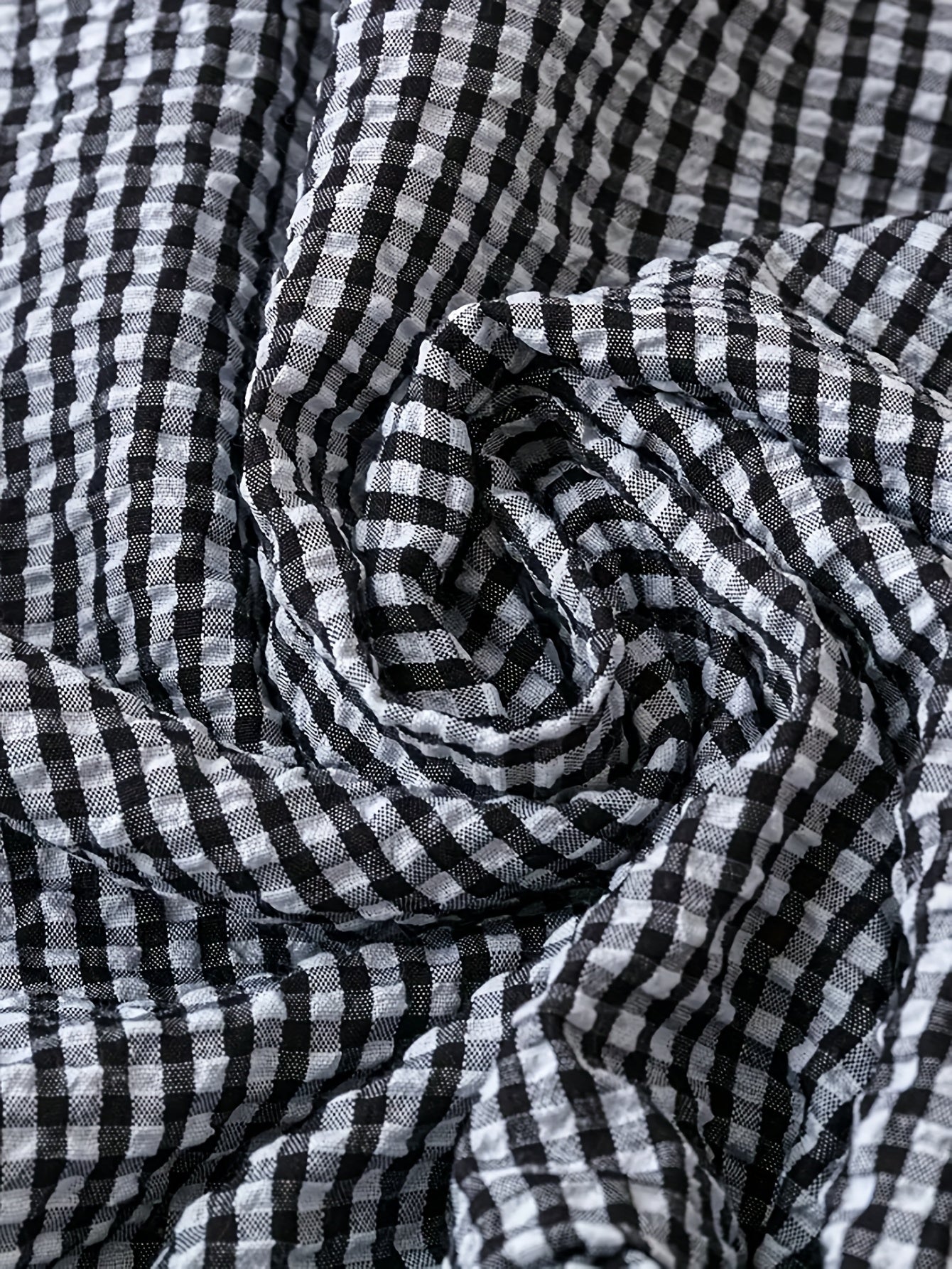 Damen Ärmelloses Kleid mit Karomuster und Rüschensaum – Lässiger Stil für Alltag und Freizeit