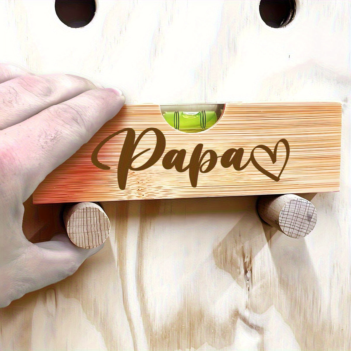 Vater Geschenk Spirit Level & Flaschenöffner – Personalisiertes Werkzeug für Männer zum Vatertag