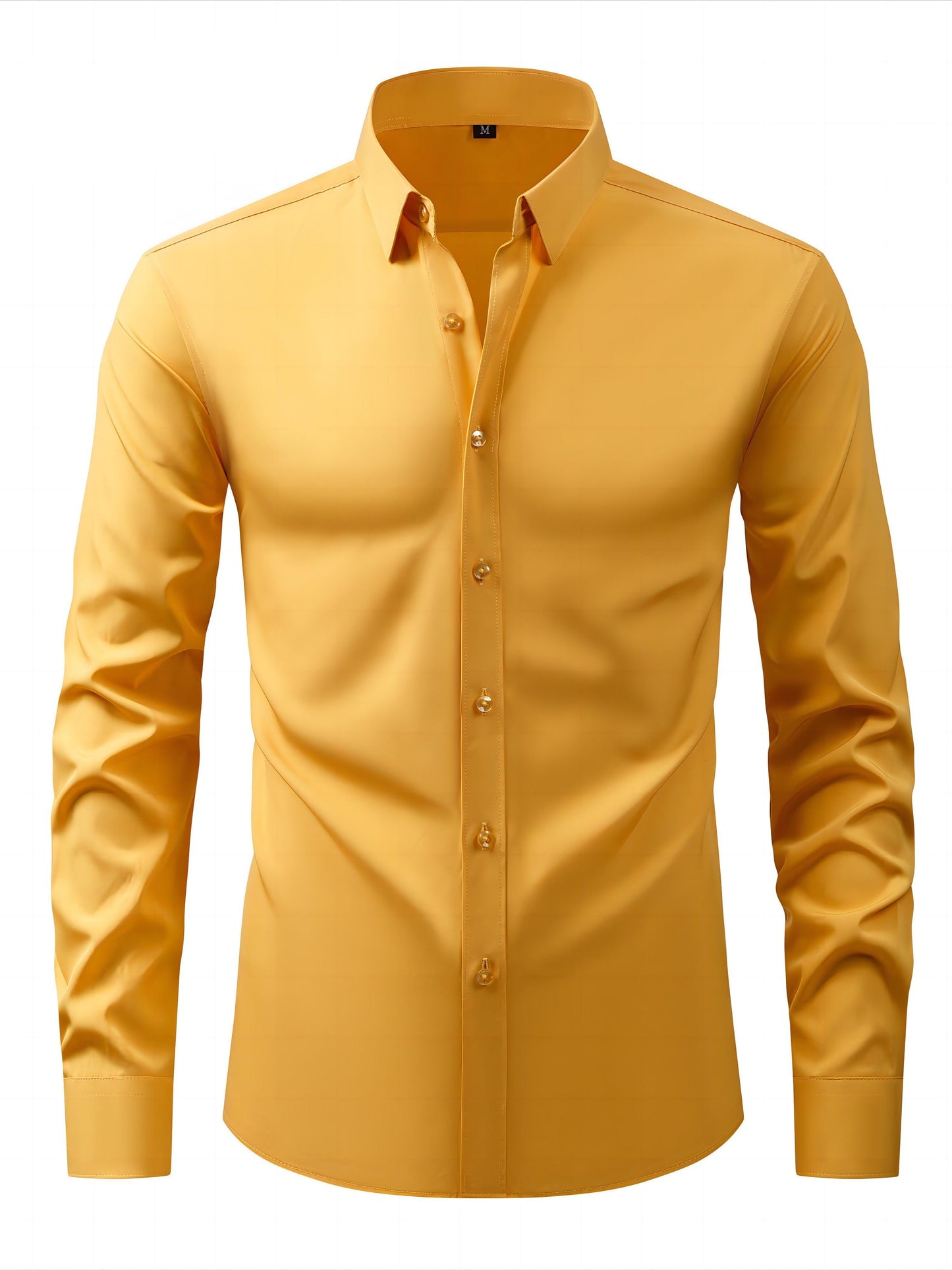 Herren Business-Freizeit Hemd Slim Fit – Elegantes Langarmhemd für Büro und Alltag