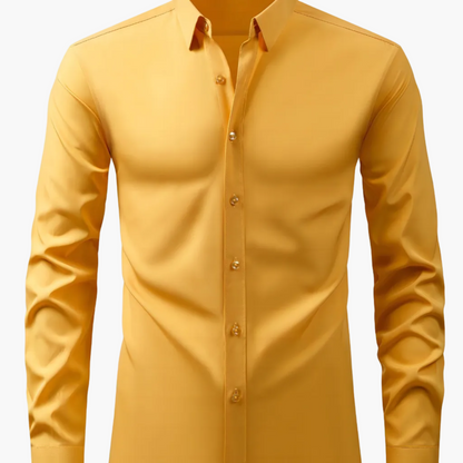 Herren Business-Freizeit Hemd Slim Fit – Elegantes Langarmhemd für Büro und Alltag