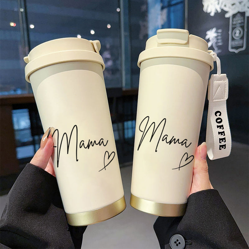 Mama Geschenk Becher – Thermobecher für unterwegs, Muttertag, stilvoll, Damen