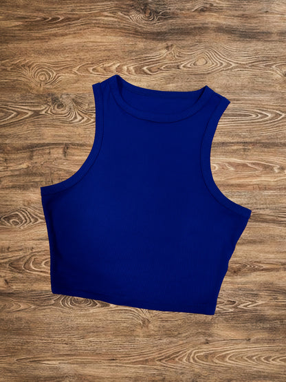 Damen Sommer-Outfit Set – Ärmelloses Top und Maxirock im tropischen Stil, ideal für Urlaub und Freizeit