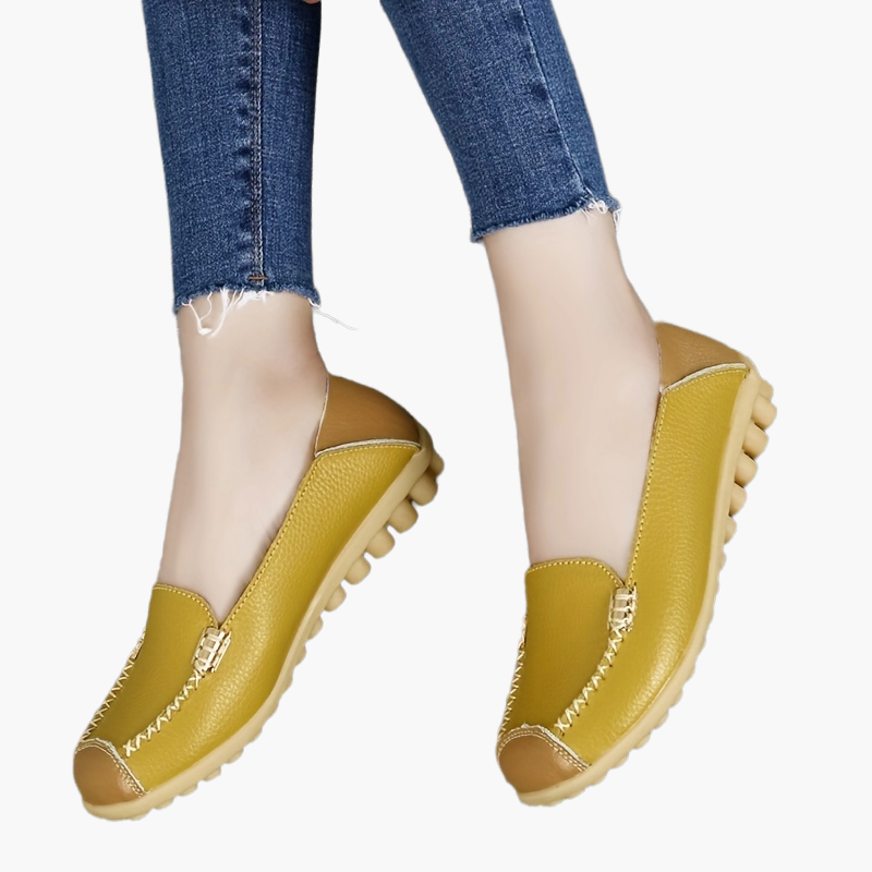 Damen Komfort-Loafer für Alltag und Büro – Bequeme Slip-On Mokassins
