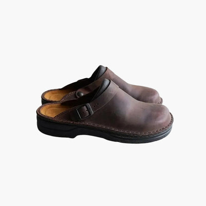 Herren Clogs Slip-On Pantoletten Bequem Freizeit Loafer