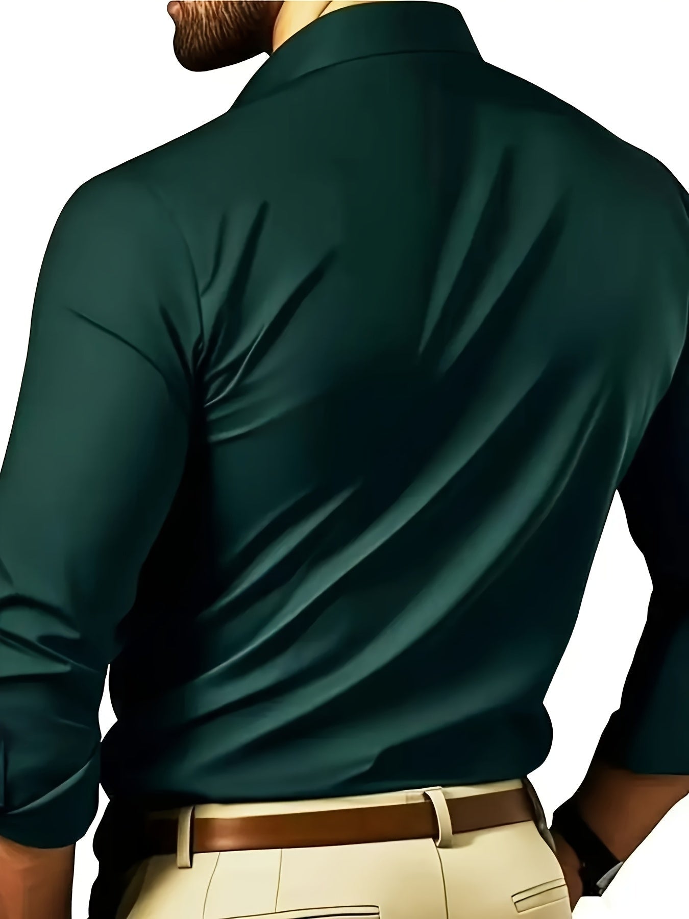 Elegantes Herren Businesshemd – Schmal geschnitten, modern, für Büro & Freizeit