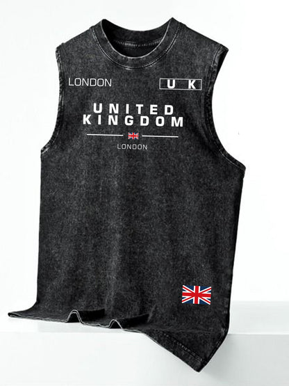 Herren Streetwear Tanktop mit modernem Print und lässigem Schnitt