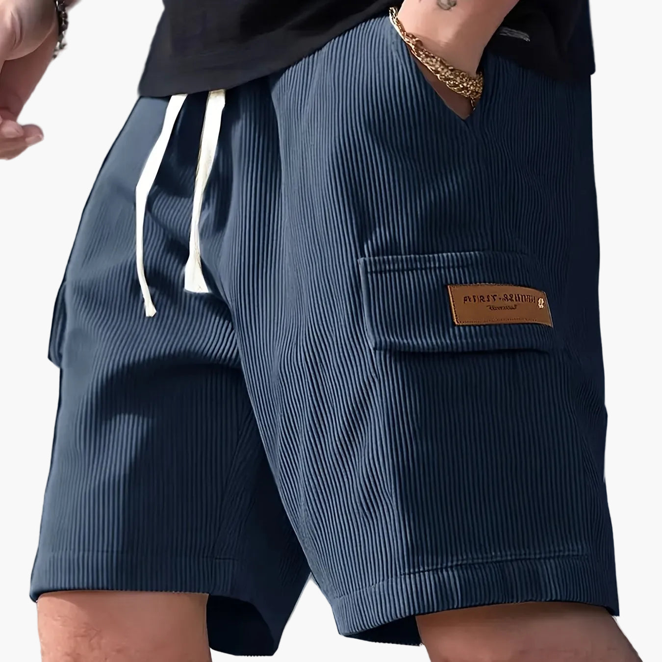 Herren Freizeitshorts mit Kordelzug – Modische Sommer Bermuda für Alltag & Freizeit