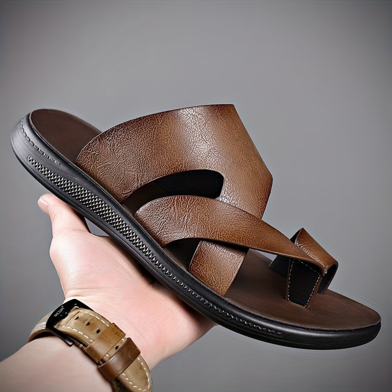 Herren Komfort-Sandalen für Alltag und Freizeit – Bequeme Slip-On Pantoletten mit sportlichem Design