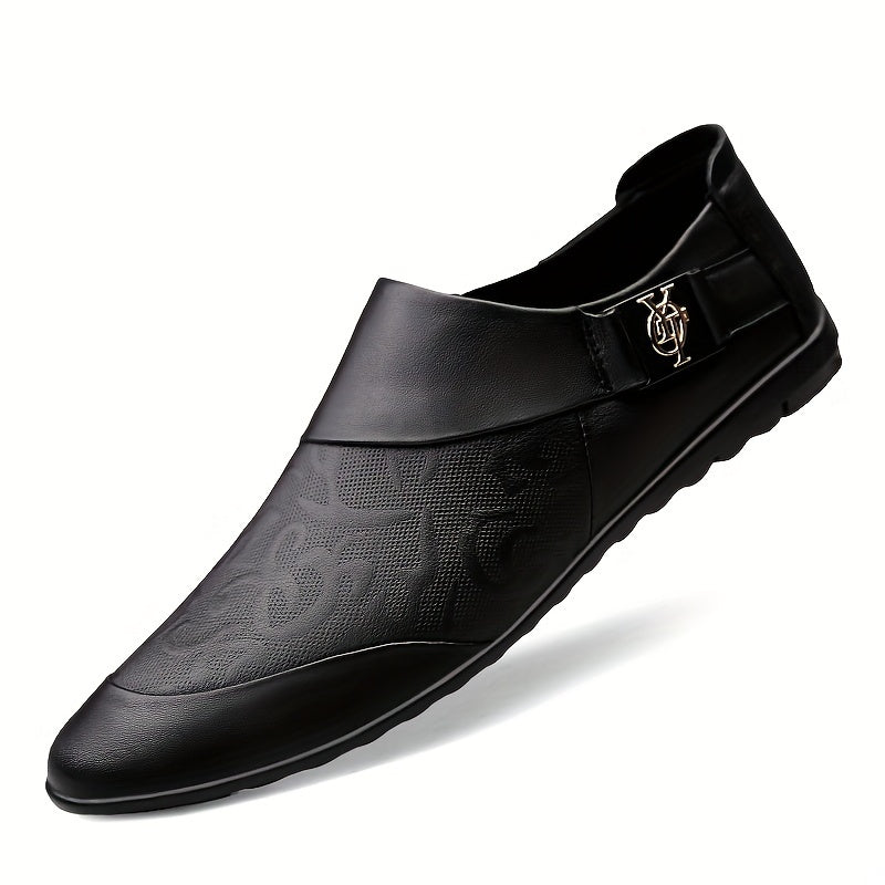 Herren Slip-On Loafer – Elegante Freizeitschuhe mit Prägung und modernem Design