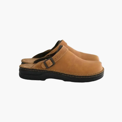 Herren Clogs Slip-On Pantoletten Bequem Freizeit Loafer