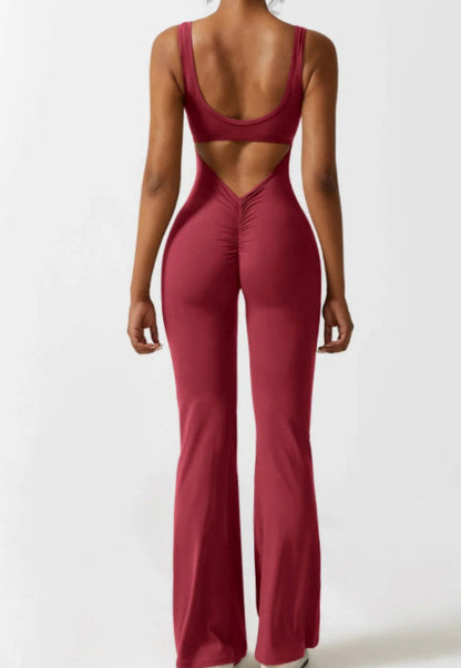 Angela – Nahtloser Yoga-Bodysuit mit Hohldesign