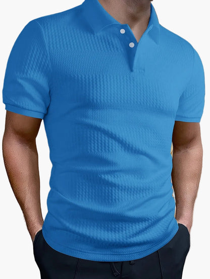Herren Poloshirt – Modernes Freizeitshirt mit Struktur, Kurzarm, Ideal für Alltag und Business