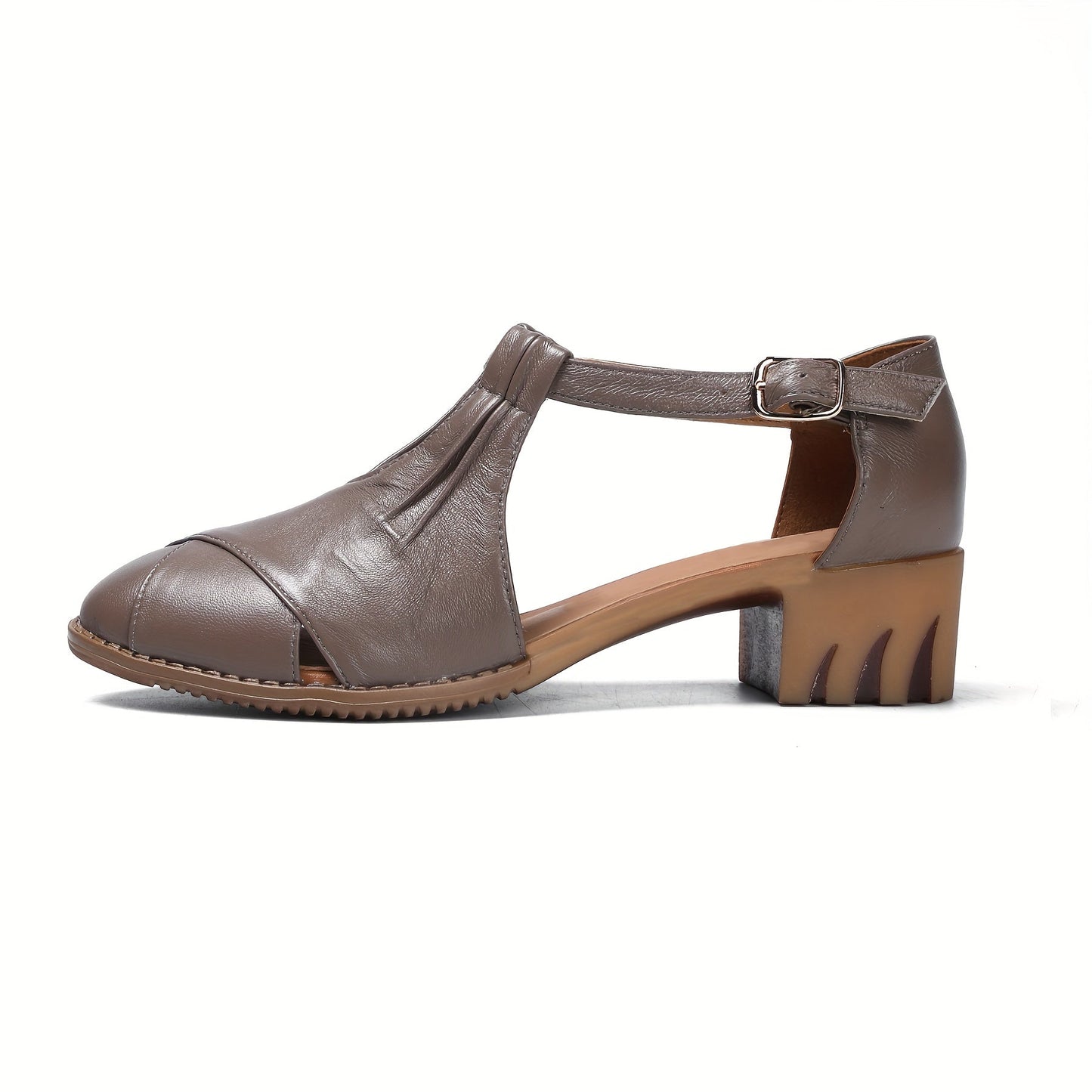 Damen Komfort-Sandalen mit Keilabsatz und Vintage-Touch – Elegante Sommerschuhe für Alltag & Freizeit