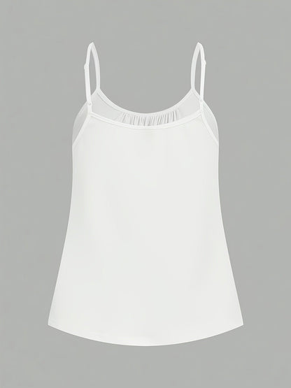Damen Spaghettiträger Top Set – Locker geschnittene, elegante Basics für Alltag & Freizeit