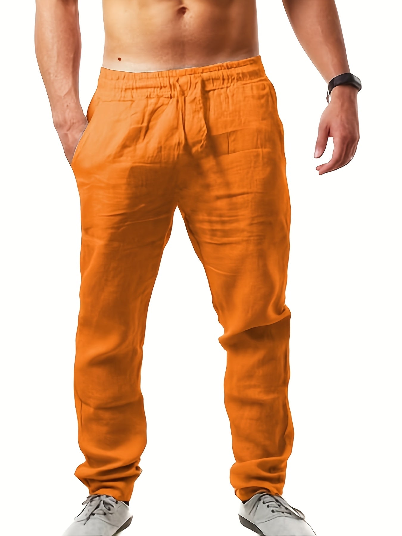 Herren Freizeithose mit Kordelzug – Bequeme Sommerhose für Alltag und Urlaub