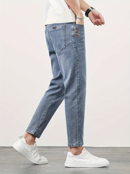 Herren Jeans Tapered Fit – Moderner Freizeit-Look, Bequeme Passform