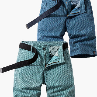 Herren Outdoor-Bermuda Shorts – Freizeit & Abenteuer, atmungsaktiv, mit Gürtel