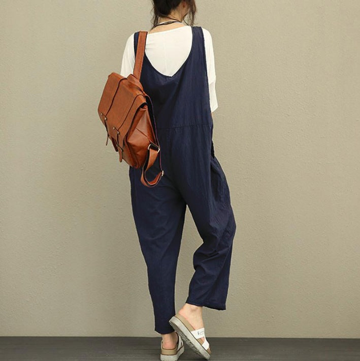Lisa – Weite Damenlatzhose aus Baumwollmischung