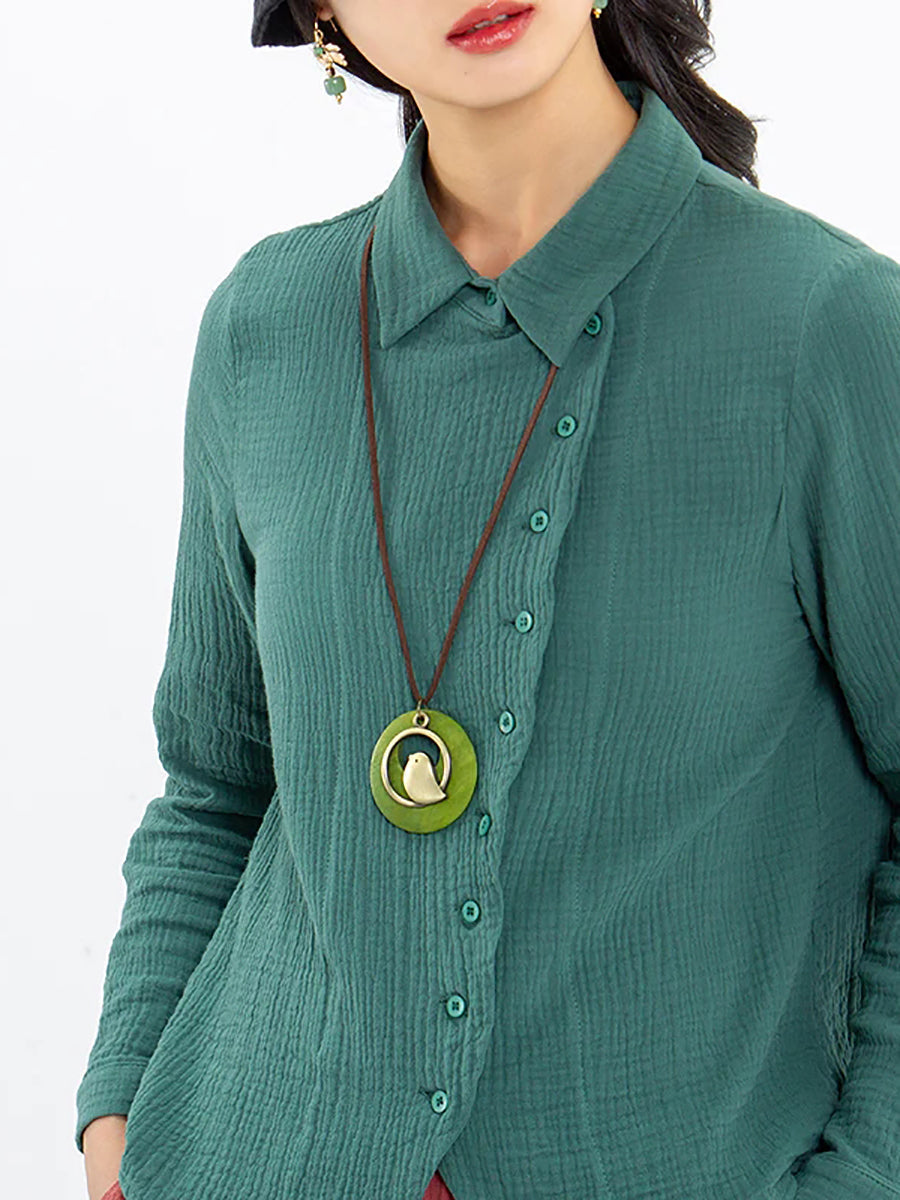 Unisex Vintage Halskette mit Retro-Vogelanhänger – Statement Schmuck für besondere Anlässe