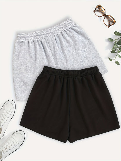 Damen Freizeithose Shorts mit Kordelzug – Bequeme Sport- und Loungewear