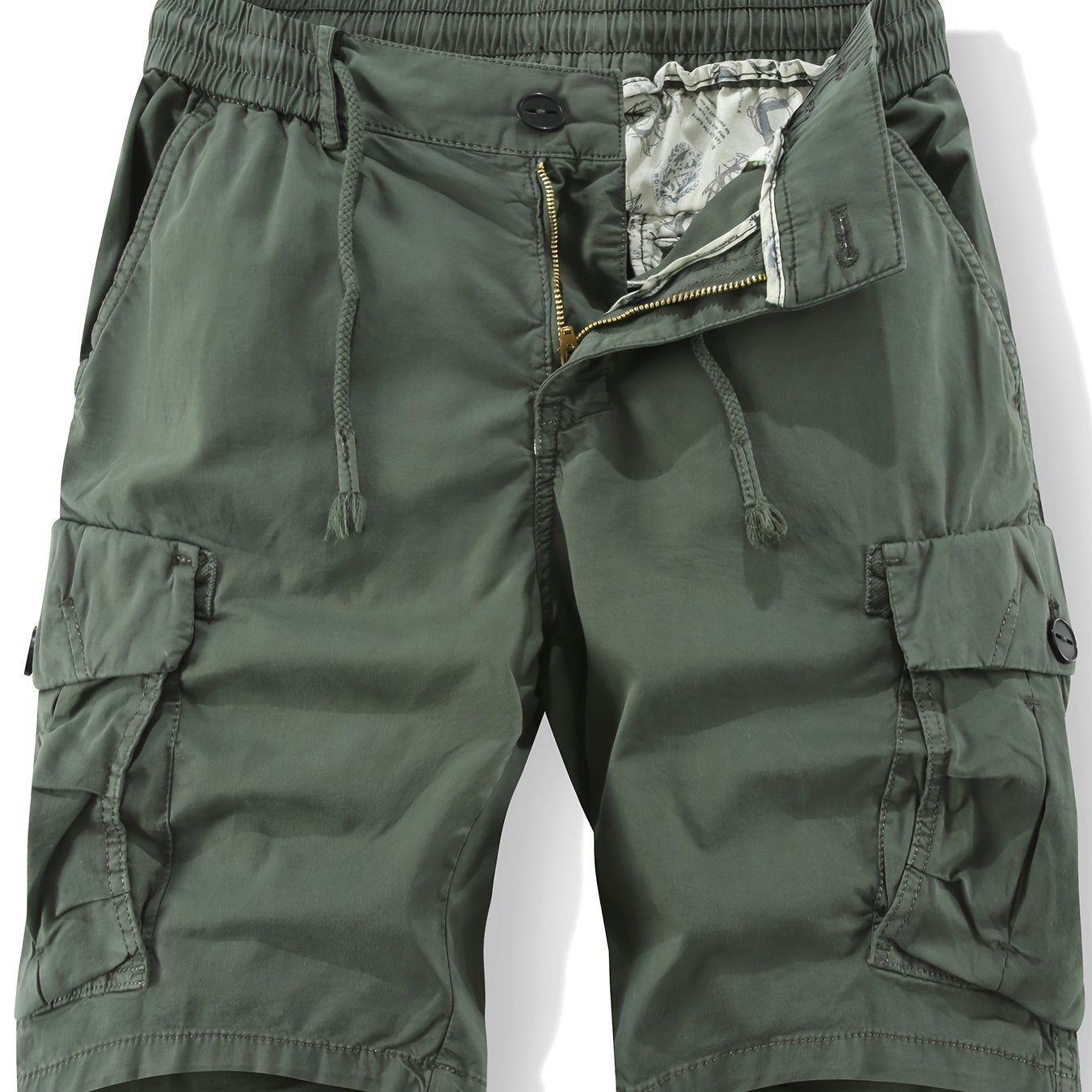 Herren Cargo Shorts mit Taschen und Kordelzug – Lässiger Outdoor-Style