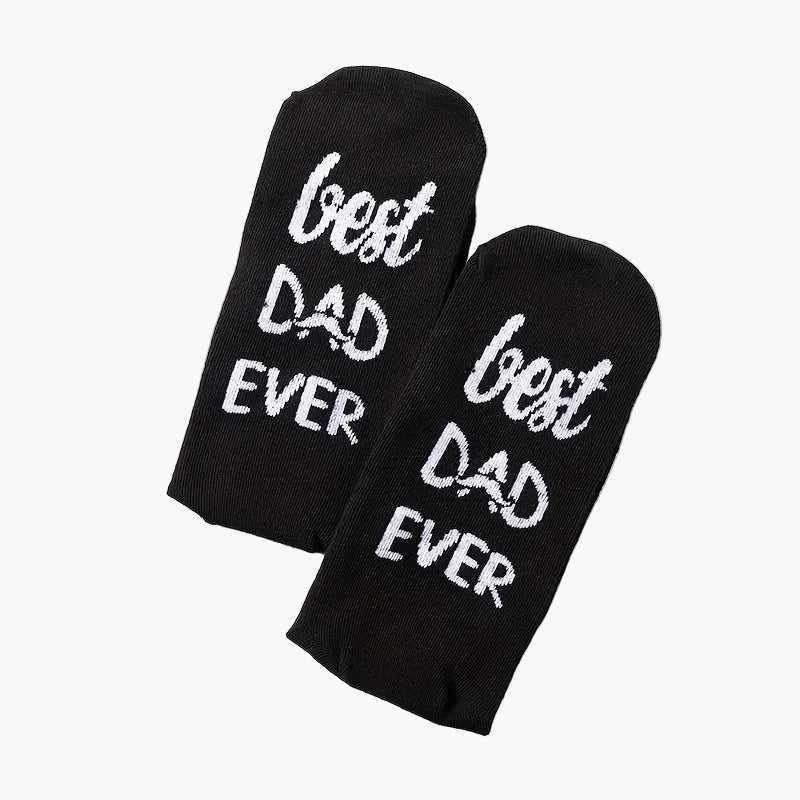 Herren Vatertags-Socken Best Dad Ever – Lustige Geschenkidee für Väter
