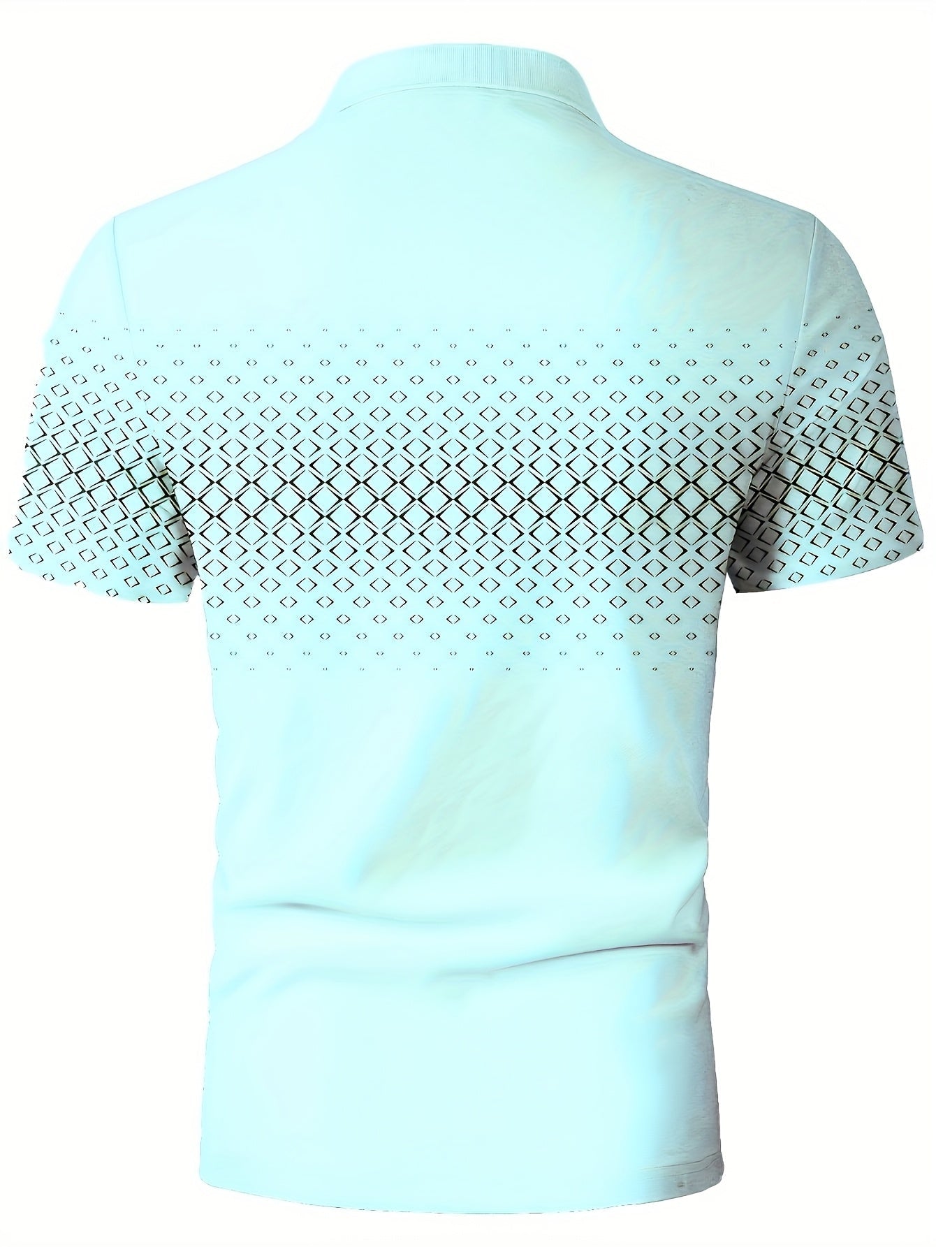 Herren Polo-Shirt mit modernem Muster – Stilvolles Freizeitshirt für Alltag und City