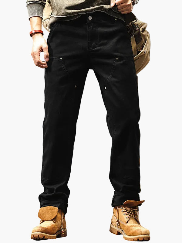Herren Arbeits- und Outdoor-Hose im Utility-Style – Robuste Freizeithose mit geradem Bein für Arbeit, Alltag und Abenteuer