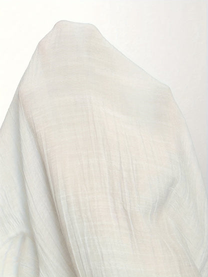 Damen Strand Tunika mit Ringdetail – Elegante Beach Cover-Up für Badeurlaub