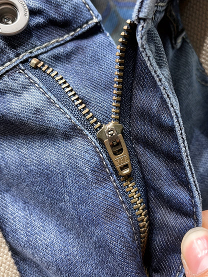 Herren Jeans im modernen Streetwear-Stil mit Gürtel – Lässige Denim-Hose für Alltag und Freizeit