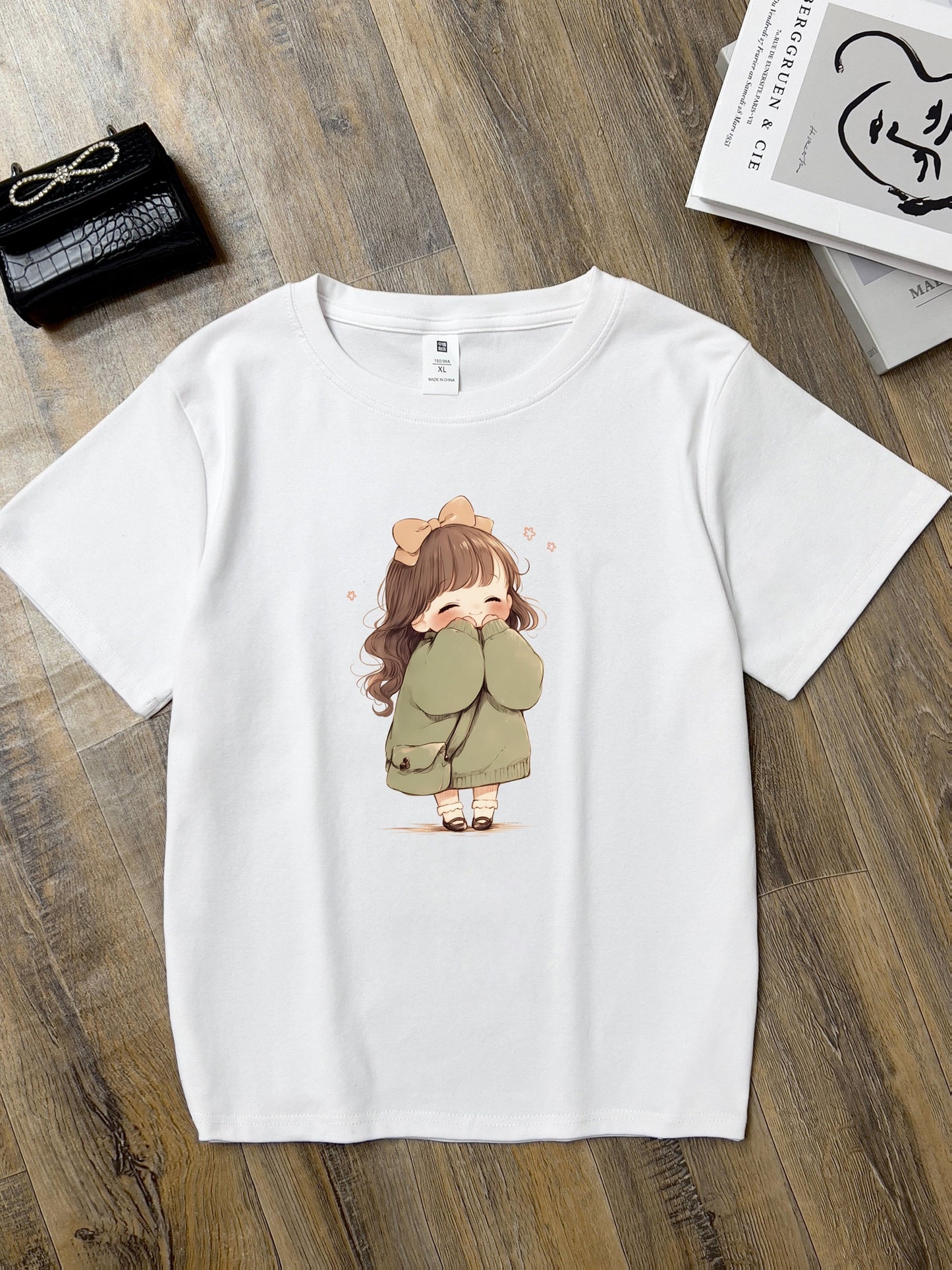 Damen Pyjama-Set mit Kurzarmshirt und Karohose für gemütliche Nächte