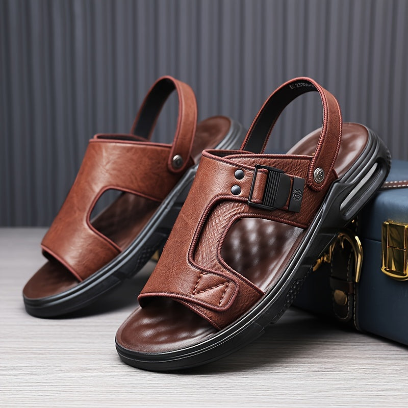 Herren Komfort-Sandalen mit Luftpolster und verstellbarem Riemen – Ideal für Alltag und Freizeit