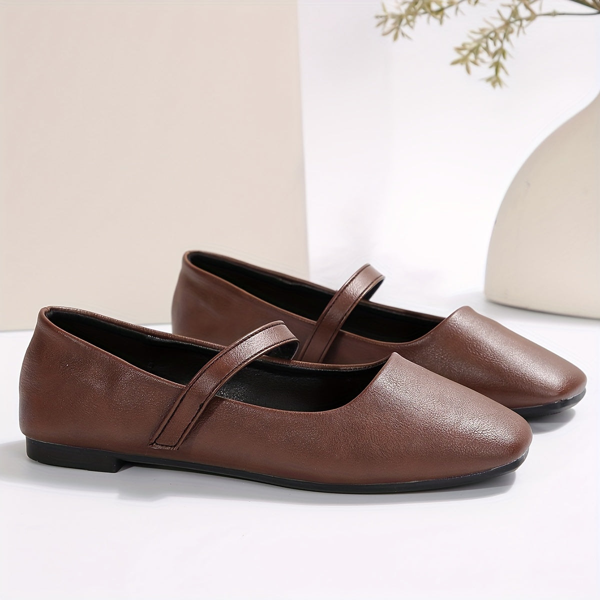 Damen Mary Jane Ballerinas – Elegante flache Schuhe für Alltag und Büro