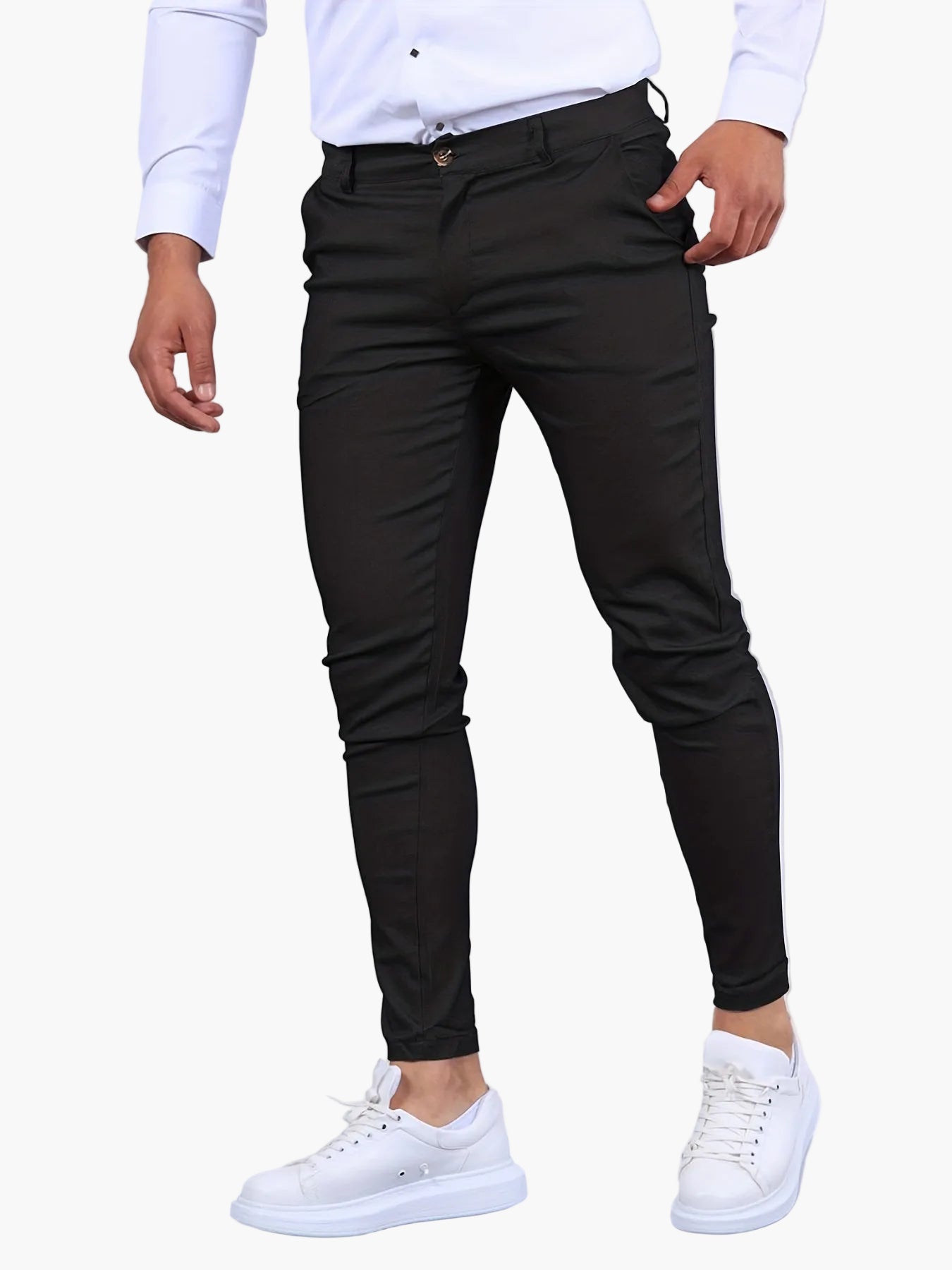 Herren Slim Fit Business Hose – Modern geschnittene Anzughose für Büro und Alltag