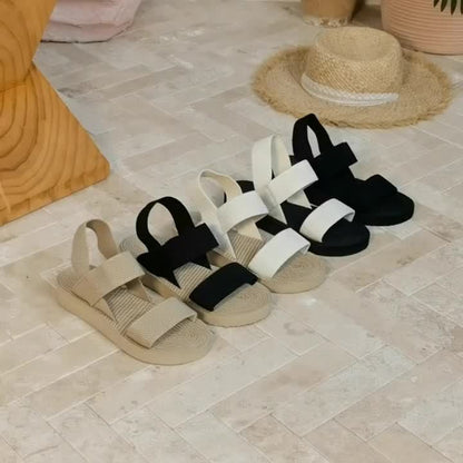 Damen Sommer Plateau-Sandalen – Bequeme Freizeit-Slipper für Alltag und Urlaub