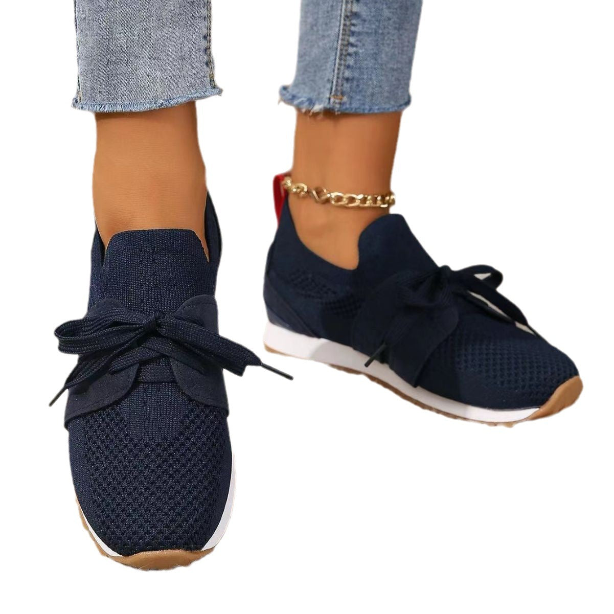 Jenny – Bequeme Damen-Sneaker aus Mesh mit Schnürung