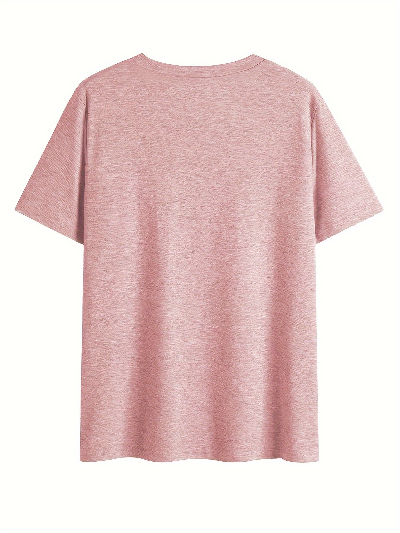 Damen V-Ausschnitt T-Shirt mit Wildblumen-Print, lässig, perfekt für Sommer und Freizeit