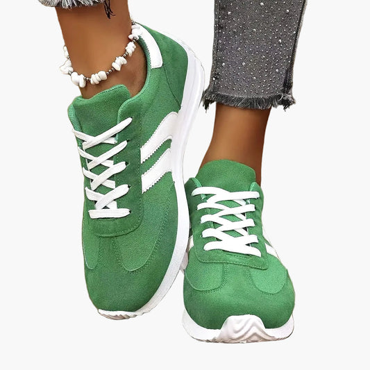 Damen Sneaker Freizeit Retro Sportlicher Look für Alltag und Freizeit