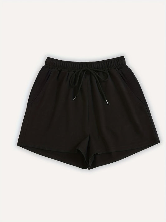 Damen Freizeithose Shorts mit Kordelzug – Bequeme Sport- und Loungewear
