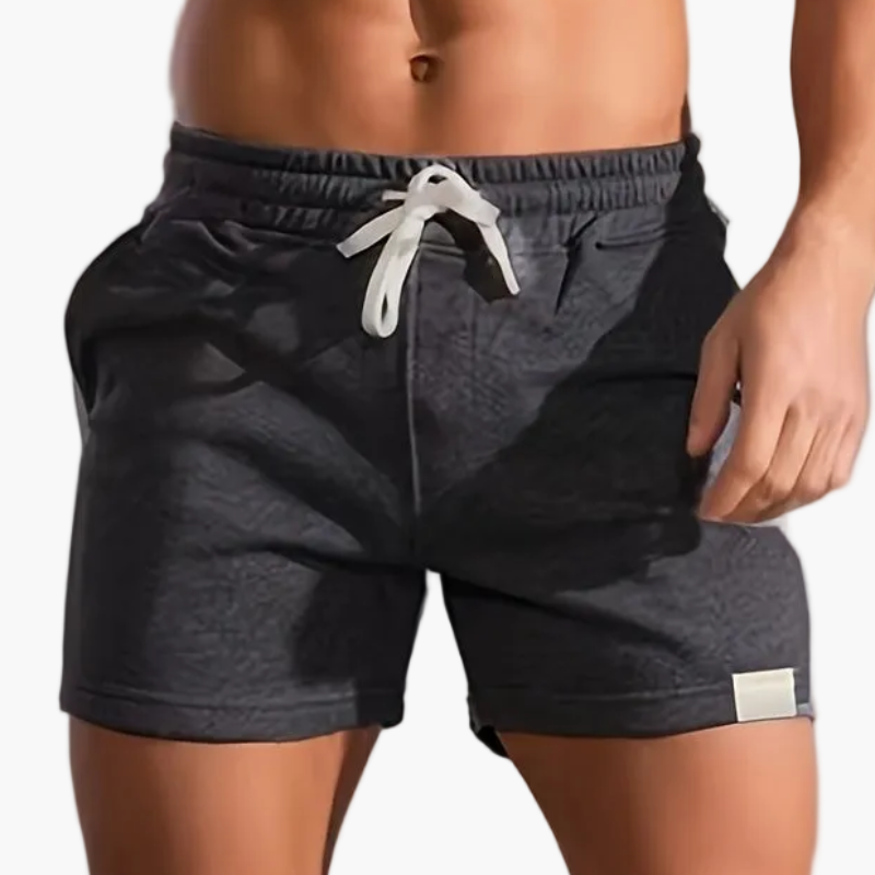 Herren Sportliche kurze Trainingsshorts mit Kordelzug – Bequeme Fitness- & Freizeithose