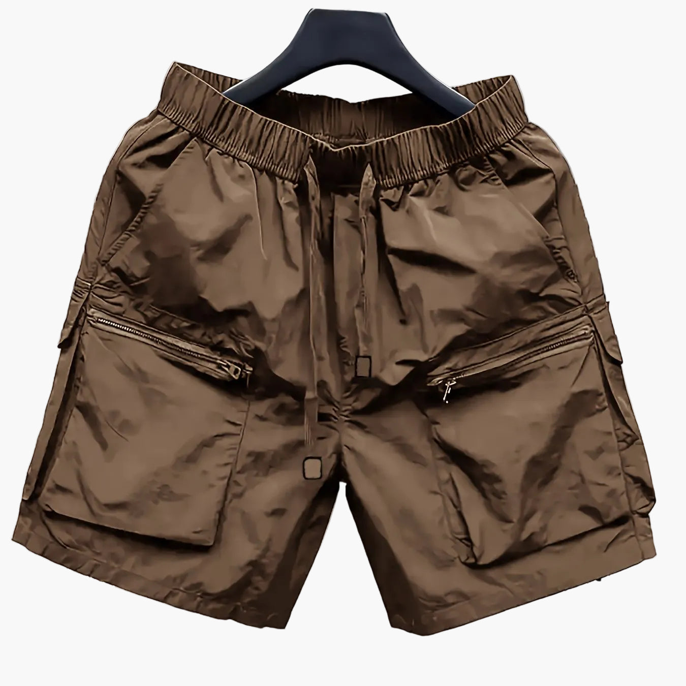 Herren Cargo Shorts mit großen Taschen und Reißverschlüssen – Urban Freizeitstil