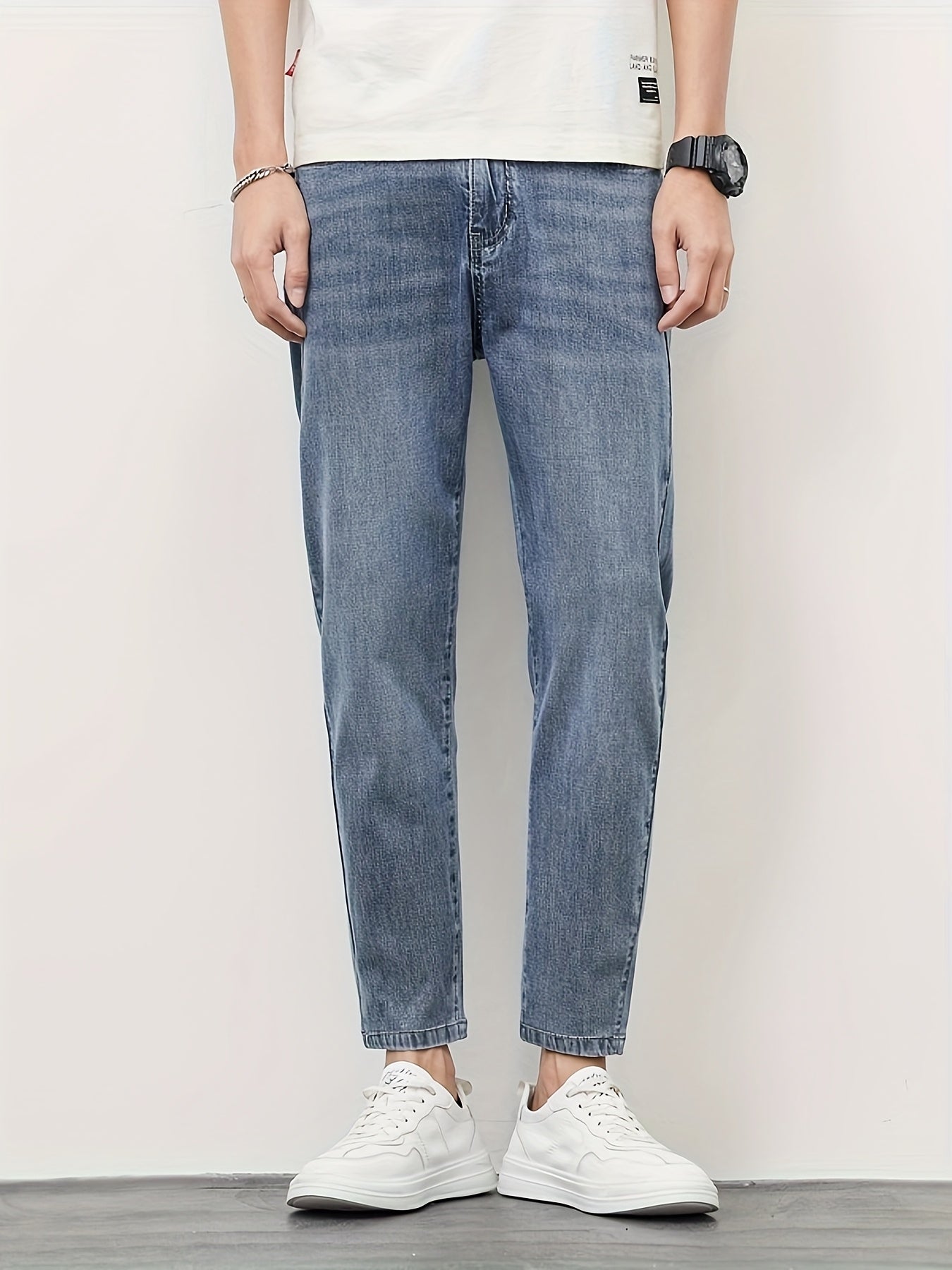Herren Jeans Tapered Fit – Moderner Freizeit-Look, Bequeme Passform