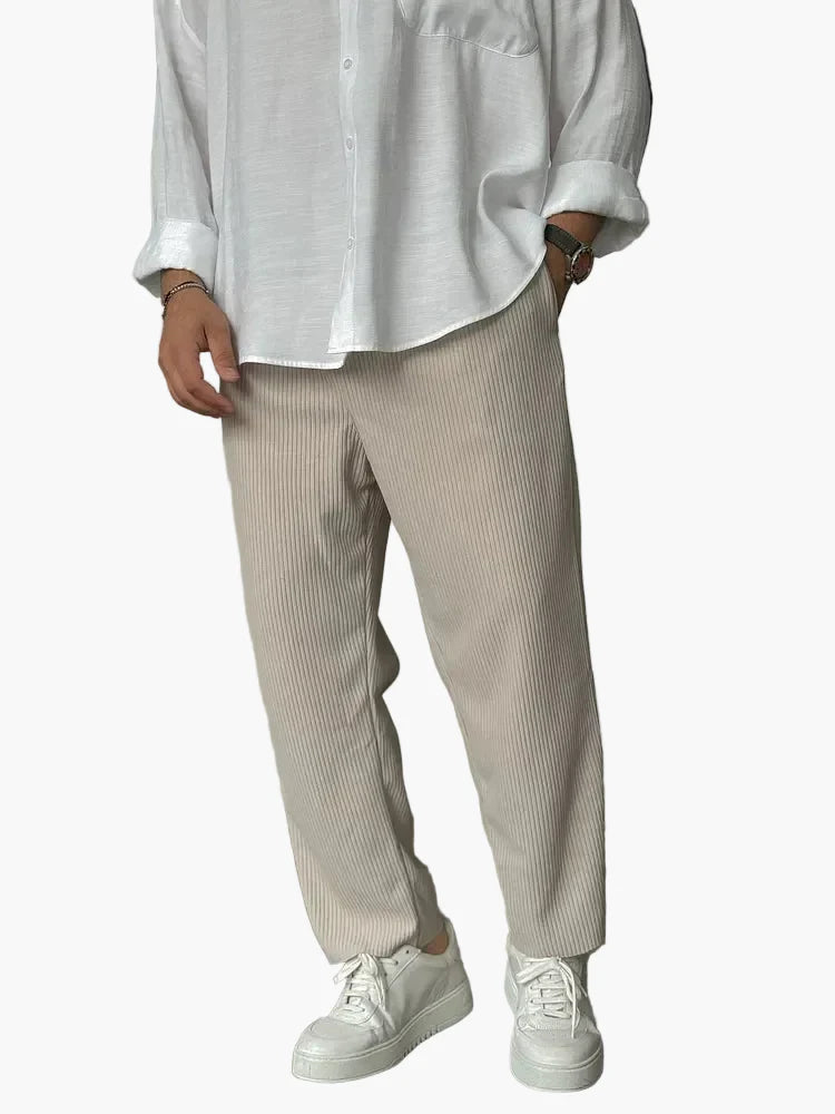 Herren Luxus Freizeithose im Old Money Stil – Elegante Alltagshose mit modernem Schnitt