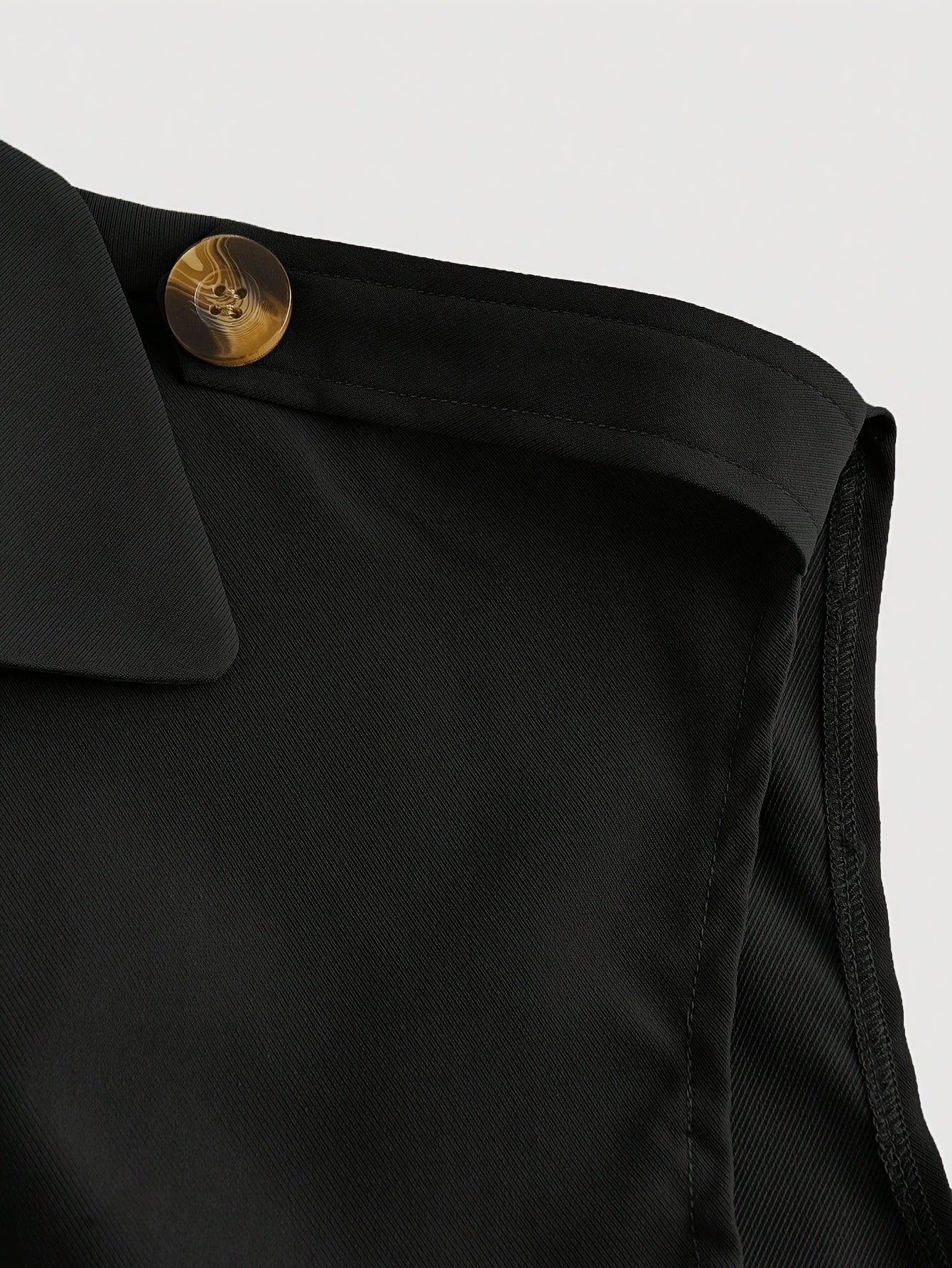 Damen Elegante Ärmellose Trenchweste mit Gürtel – Modischer Business-Look