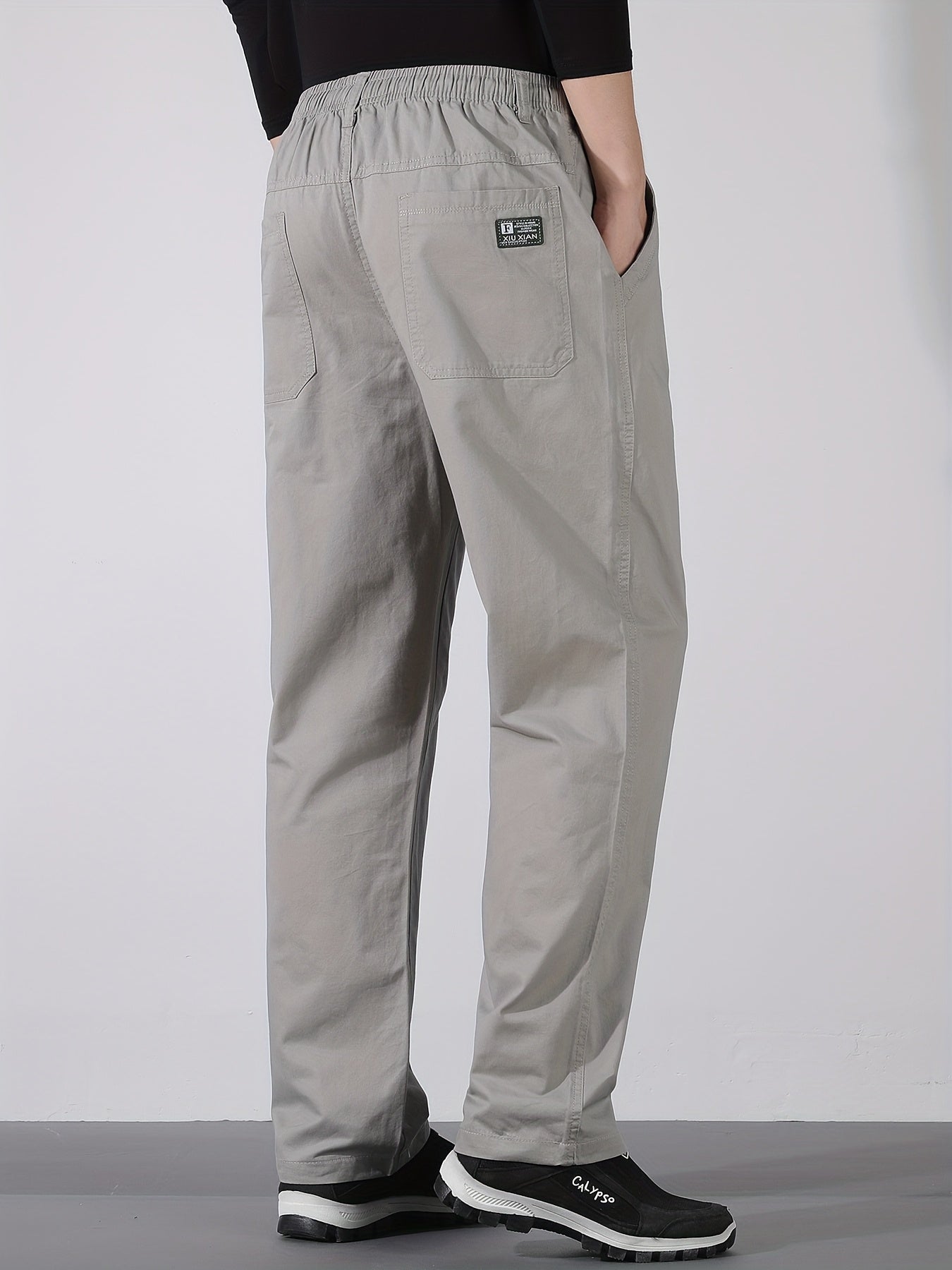Herren Gerade Schnitt Freizeithose – Bequeme Alltags- und Businesshose