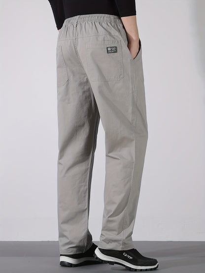 Herren Gerade Schnitt Freizeithose – Bequeme Alltags- und Businesshose