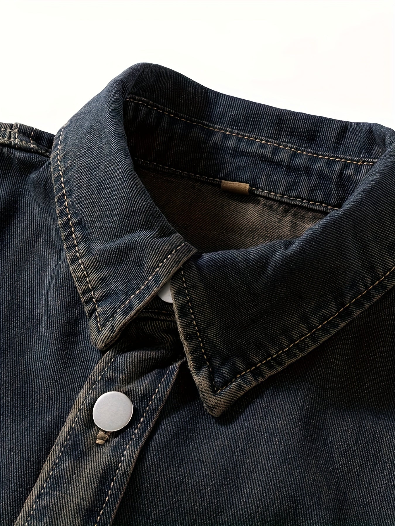 Herren Denim Overshirt im Casual-Look für Alltag und Freizeit