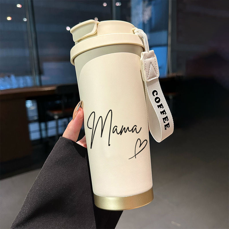 Mama Geschenk Becher – Thermobecher für unterwegs, Muttertag, stilvoll, Damen