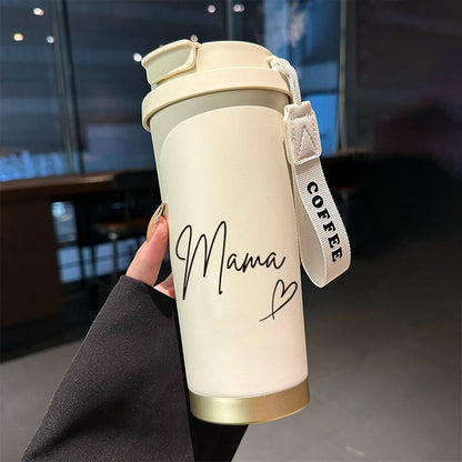 Mama Geschenk Becher – Thermobecher für unterwegs, Muttertag, stilvoll, Damen