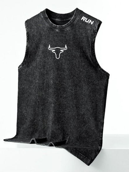 Herren Streetwear Tanktop mit modernem Print und lässigem Schnitt